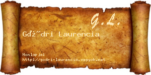 Gödri Laurencia névjegykártya